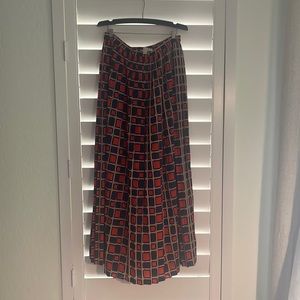 Michael Kors pleated maxi skirt size M